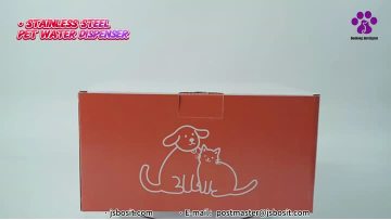 Elevate Your Pet's Hydration Game with Our Stainless Steel Pet Water Fountain!