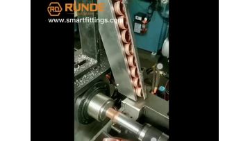 rolling the copper coupling