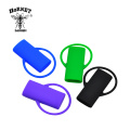Silicone Lighter Cover Portable Lighter Holder Sleeve Cover Clip Keychain Lighter Holder Smoking Accessories