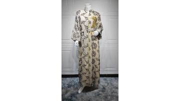 Beaded Abaya Dress  AB087 (1)