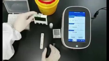 BIOBASE Wholesales Portable HbA1C TSH T4 CRP PCT Blood Chemistry Analyzer Fluorescence Immunoassay Analyzer1