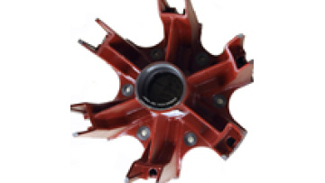 Manufacturer front rear 6 spokes spider wheel hub 12t 14t 16t for BPVV trailer1