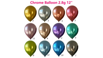 Chrome Balloon 12 inch 