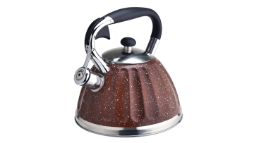Brown marble coating stainless steel kettle FH-400