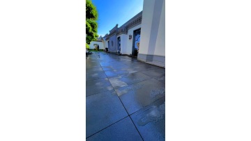 How to make the ground in a courtyard