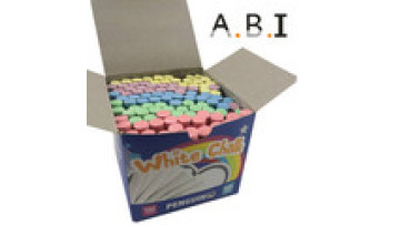 High Quality 1 kg Dustless Calcium Carbonate Color Chalk Gypsum Sidewalk and Blackboard Writing Chalk1