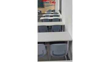 618Modern Colorful Wholesale Plastic Office Conference Chair for School Apartment Hospital Use