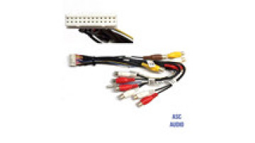 24 Pin Aftermarket DVD Car Stereo RCA CDP1143 AVIC-D3 AVIC-F900BT AVIC-F90BT Wiring Harness1