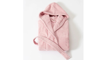 cotton velour bathrobe