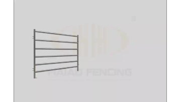 High quality factory supply australia standard 12ft galvanized farm yard livestock cow cattle fence panels for sale1
