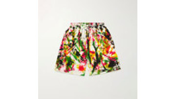 Custom Logo Casual New Summer Mid Length Casual Style Leisure Travel Shorts Paint Splash Brush Beachwear Men Shorts1