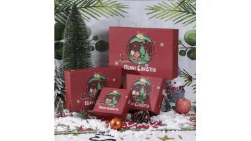 Decorative Square Christmas Boxes for Presents1