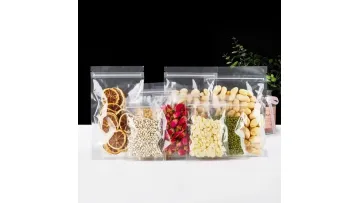 Custom Printed 3 Side Sealed Food Packaging Poucah Vacuum Transparent Plastic Bags for Food1