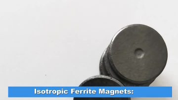Isotropic ferrite magnet