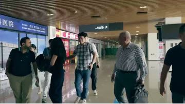 four clients visited our company and supermarket