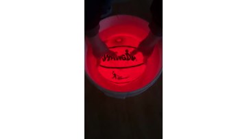 Glow Basketball Manufacturer---Waterproof Test