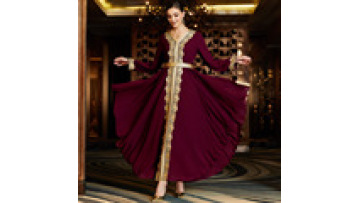Abaya New Designs Embroidered Traditional Islamic Clothing Latest Caftan Design Robe Abaya Muslim Dresses Dubai1