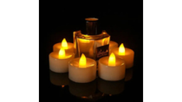 Real Wax Paraffin Wickless LED Candle with Bullet Flame1