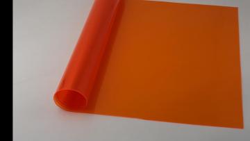 Transparent Orange PVC Film for Packaging