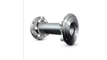 42CrMo4 Wind Turbine Long Transmission Forging Steel Large Flange Main Shaft1