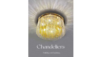 Crystal beads ceiling light