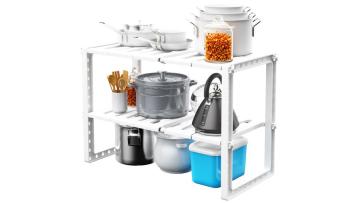 390-660)x260xH380mm Plastic storage rack for sewer