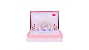 3D Wedding Pop-Up Card Box