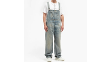 Cheap Mens Denim Overall One Piece Loose Fit Work Cotton Overalls for Men1