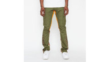 Rapper Custom OEM Hip hop wholesale mens stacked jeans men flared cargo demin stacked1