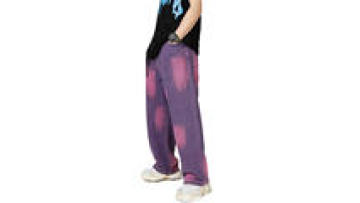Custom Streetwear Hip Hop 3d Puff Printing Oversized Faded Vintage Washed Casual Pants Hip Hop Slacks Sweatpants Pants1