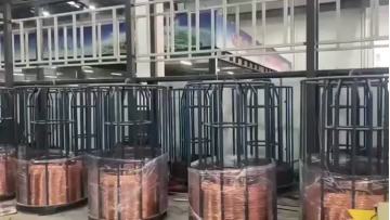 Multi-head wire drawing machine