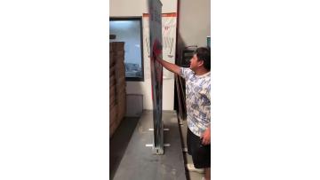 double side roll up stand