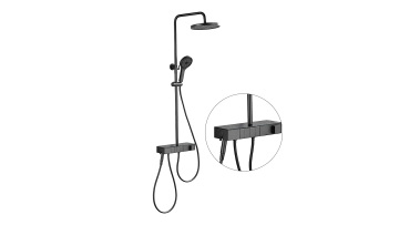 Button shower system 