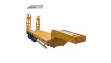 Used Low Loader Truck Semi Trailer Lowbed Truck for Sale1