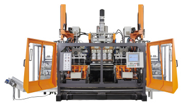  6+6 Coconut milk Bottle products EBM machine
