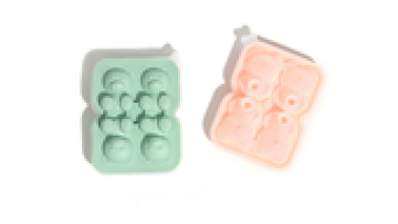 BPA free Bear shape Silicone 4 ice  mold home reusable multi-function ice making1