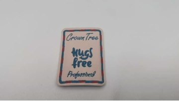 Leather or PU embroidery patch