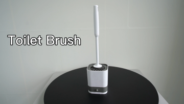 Topwill Wholesale High Quality Bathroom TPR Toliet Brush Cleaning Rubber Bristles Square Silicone Toilet Brush With Holder1