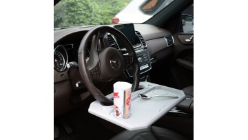 Portable Dashboard Drink Food Holder Laptop Steering Wheel Car Food Eating Desk Tray1