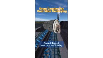 Coal mine conveyor roller cover