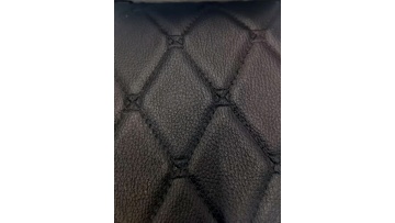Premium PVC Artificial Leather Embossed Pattern Waterproof Vinyl Foam Sponge Stitching Design Car Seat Covers Bag Upholstery