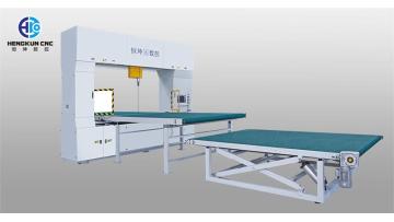 CNC VERTICAL REVOVLING BLADE FOAM CUTTING MACHINE