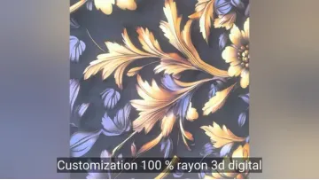 Customization 100% Rayon 3D Digital Print for Women Pajamas1