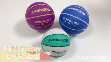 Size 1 small mini rubber toy basketball custom logo ball1