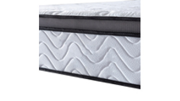 White Color Bonnell Spring Mattress 10 Inch Thick Euro Top Design Mattress High Density Foam Filling1