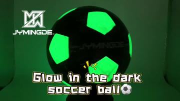 green glow in the dark soccer ball size 5