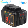 Waitley 18V 9.0Ah MAX XR Lithium Ion Battery Replacement for Dewalt Power Tool 9000mAh DCB184 DCB181 DCB201 DCB200 20V 18 v 9A