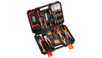 102pcs Gift Set of Household Tools, Comax Hardware Tool Box, Electrician Carpentry Repair Manual Tool Set1