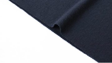 Dark Gray Light Weight 100% Boiled Wool Knitted Fabric