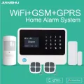 Free shipping from Spain g90b plus 3g gsm wifi smart home burglar alarm system APP control intruder alarm kit from Spain